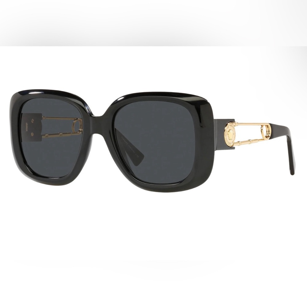 Brand New Versace VE4411 GB1/87 Black Sunglasses